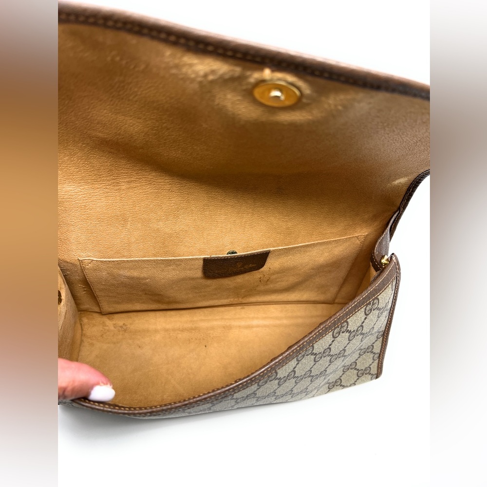 Gucci Clutch Crossbody Bag Handbag Sherry line Large Bag - Picture 16 of 16